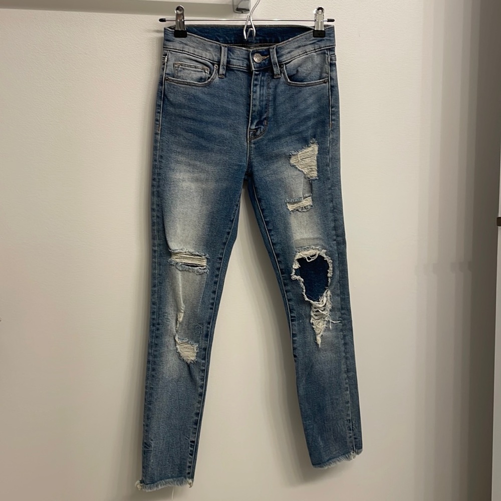UO cropped jeans